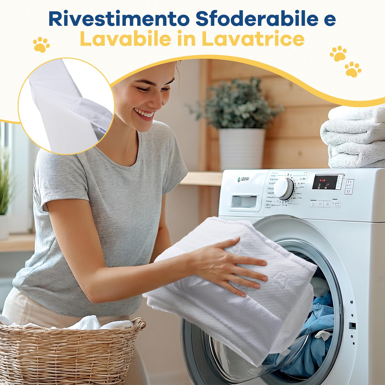 Sponda Letto Bambini in Schiuma Semicircolare, Barriera Letto con Fodera Rimovibile Lavabile, Protezione Antiscivolo per Letti Singoli, Matrimoniali, Queen e King, Confezione da 2