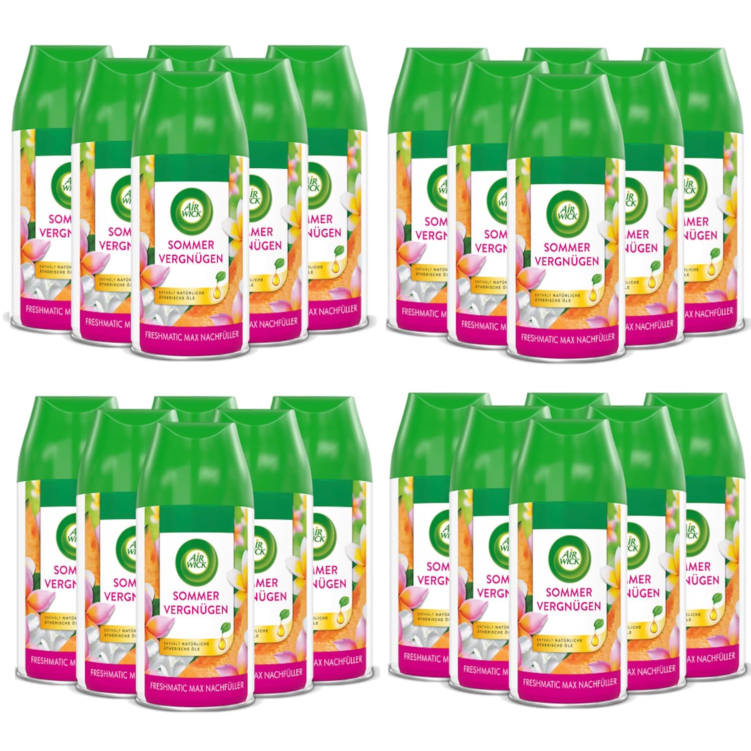 Air Wick Freshmatic Max Nachfüller Sommervergnügen 24 x 250ml (24er Pack)