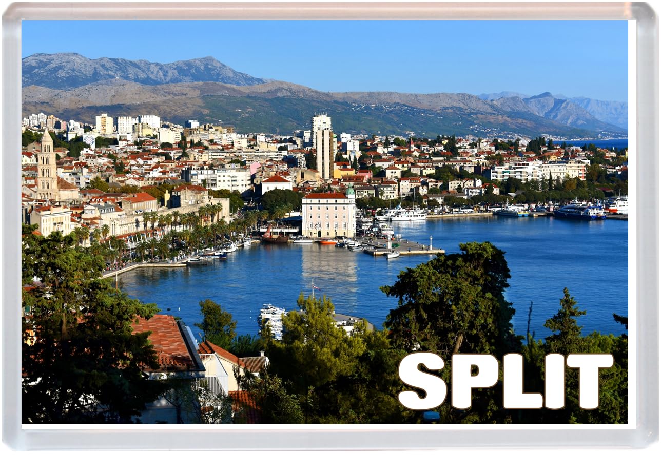 Baked Bean Store Multicolor Split - Croatia - Jumbo Fridge Magnet 96 X 67Mm Bbsfhm1719