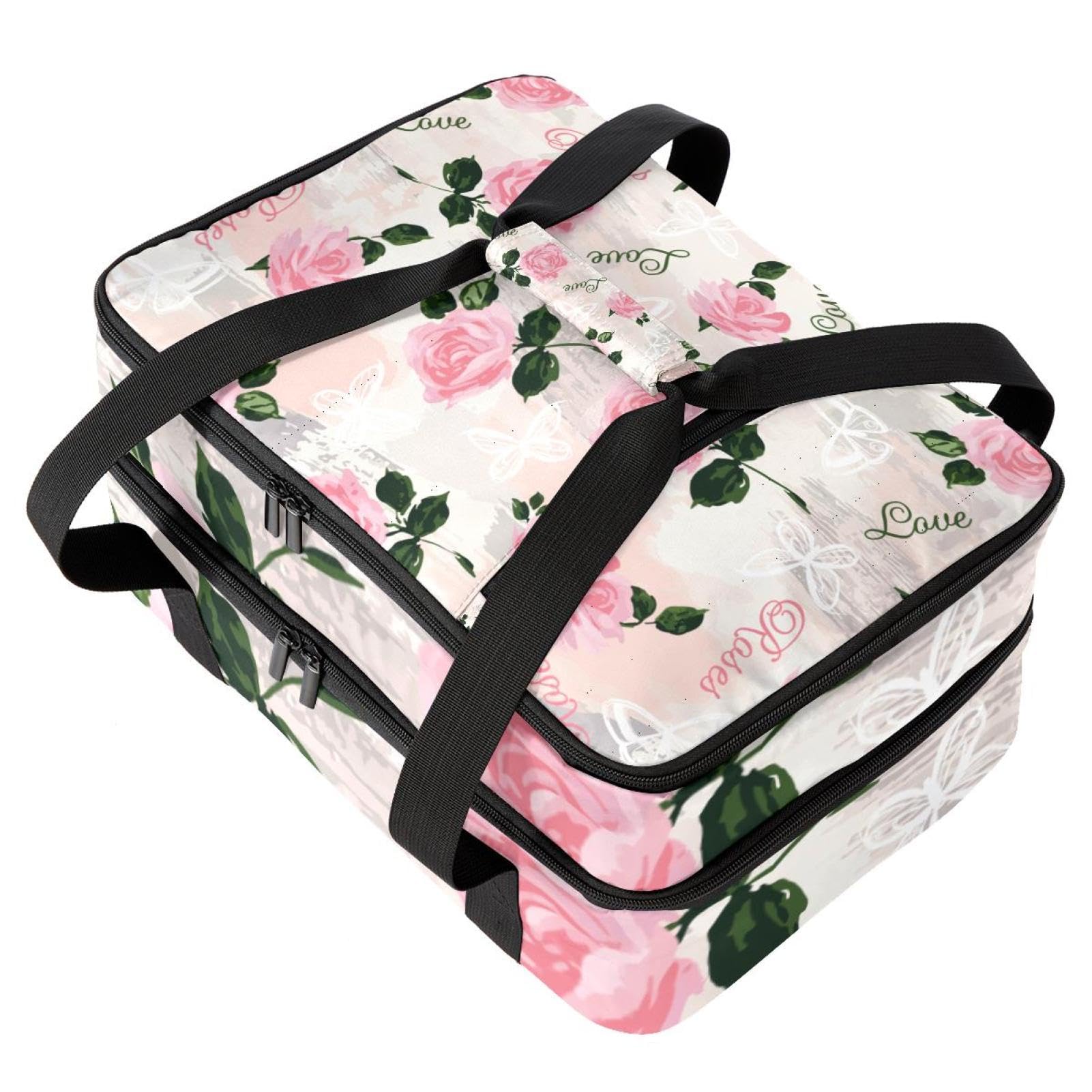 Grand sac à déjeuner isotherme pour homme et femme, double couche, étanche, étanche, réutilisable, sac fourre-tout pour le travail, l'école, le pique-nique, la plage, le camping, les voyages,