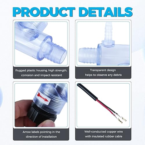 Miniatura 4 de 6560-860 pieza de repuesto del conjunto del interruptor de flujo para spas Sundance, spas de jacuzzi, interruptor de flujo de bañera de hidromasaje