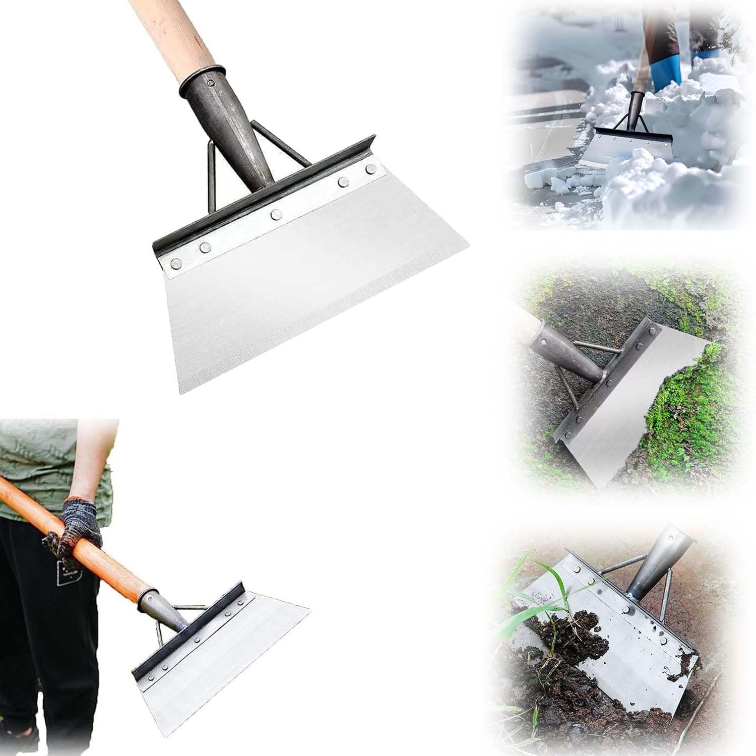 Pelle de Nettoyage Multifonctionnelle 27cm Acier à Haute Teneur en Manganèse