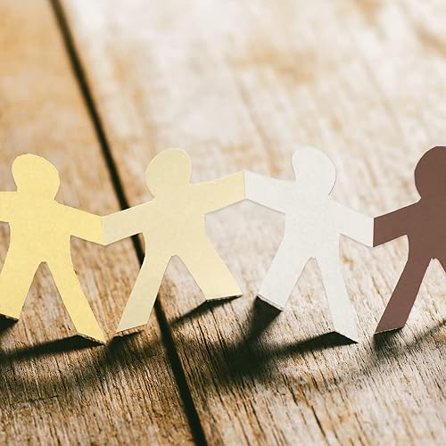 Miniatura 5 de Whaline 50 hojas de papel de construcción en tono de piel, 10 colores surtidos, papel de pintura, papel para colorear y dibujar, papel de