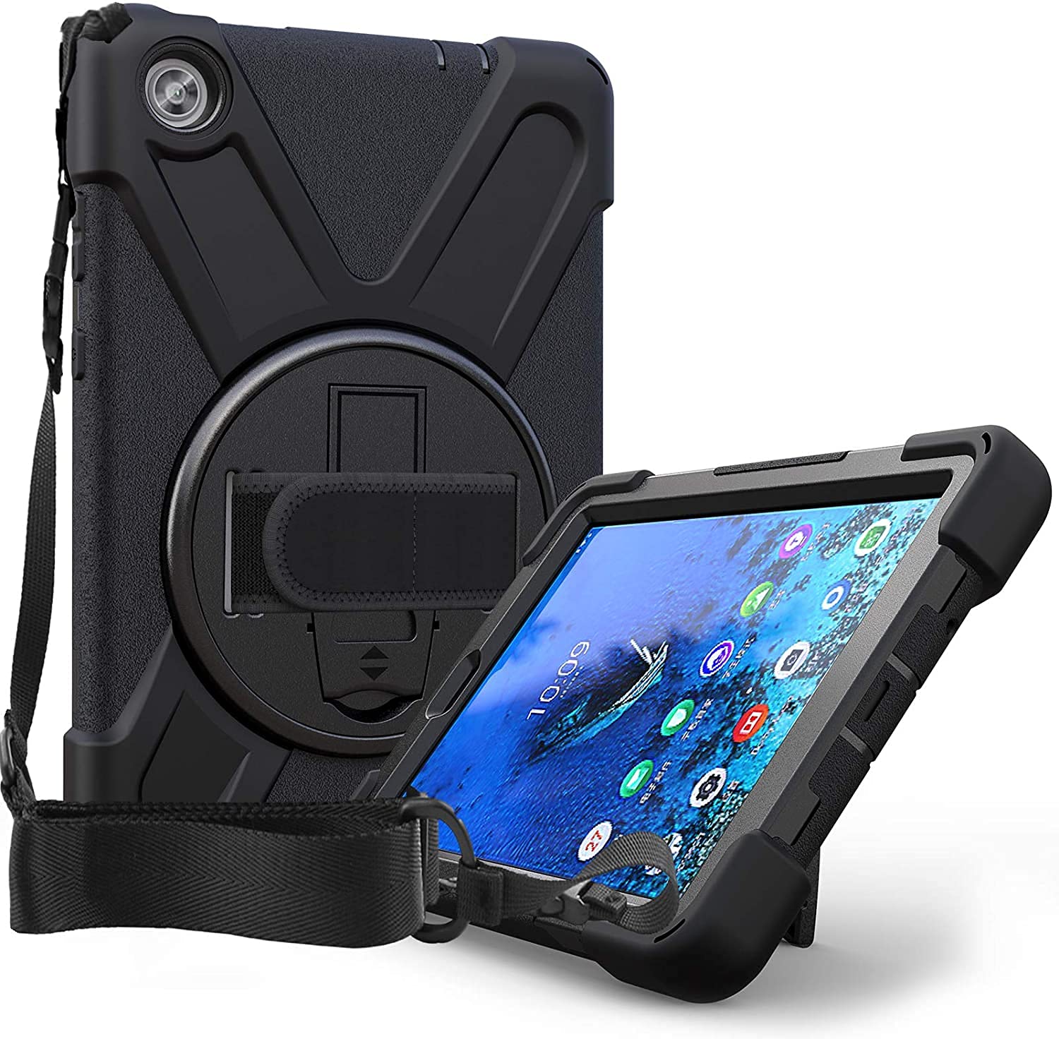 See full amazon price history chart for ProElite Rugged 3 Layer Armor Back case Cover for Lenovo Tab M8 HD/M8 HD 2nd Gen TB-8505F TB-8505X with Hand Grip and Rotating Kickstand with Shoulder Strap, Black ProElite Rugged 3 Layer Armor Back case Cover for Lenovo Tab M8 HD/M8 HD 2nd Gen TB-8505F TB-8505X with Hand Grip and Rotating Kickstand with Shoulder Strap, Black (B09CJYPC68) Amazon Price History, Amazon Price Tracker