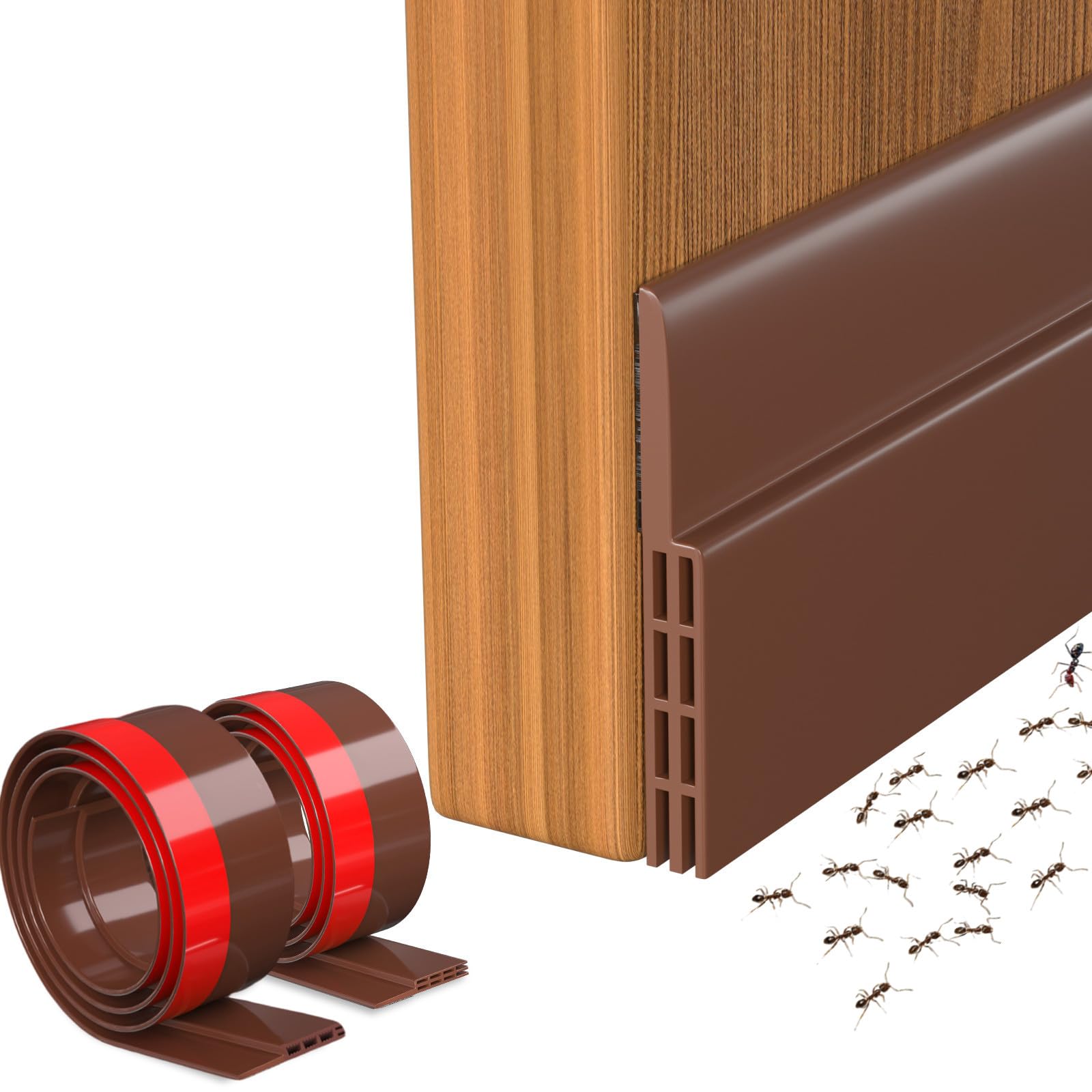 Guardapolvo para Puerta 2pzs, Cubre Polvo para Puerta con Bloqueo de