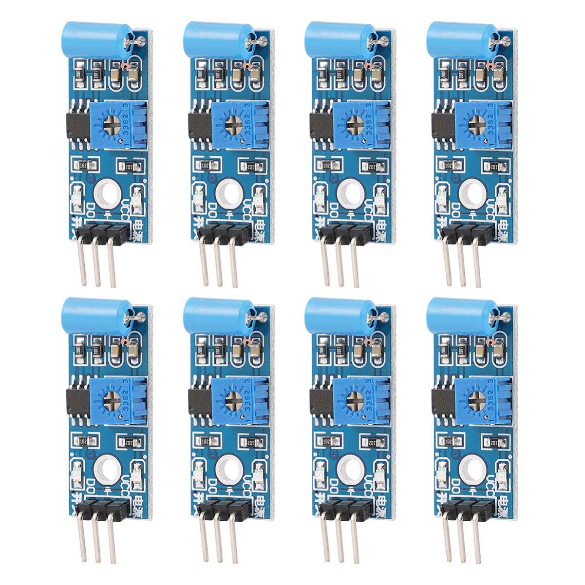 CIYODO Pcs Vibration Sensor Module Alarm Sensor Module Vibration Switch Alarm for Home Security