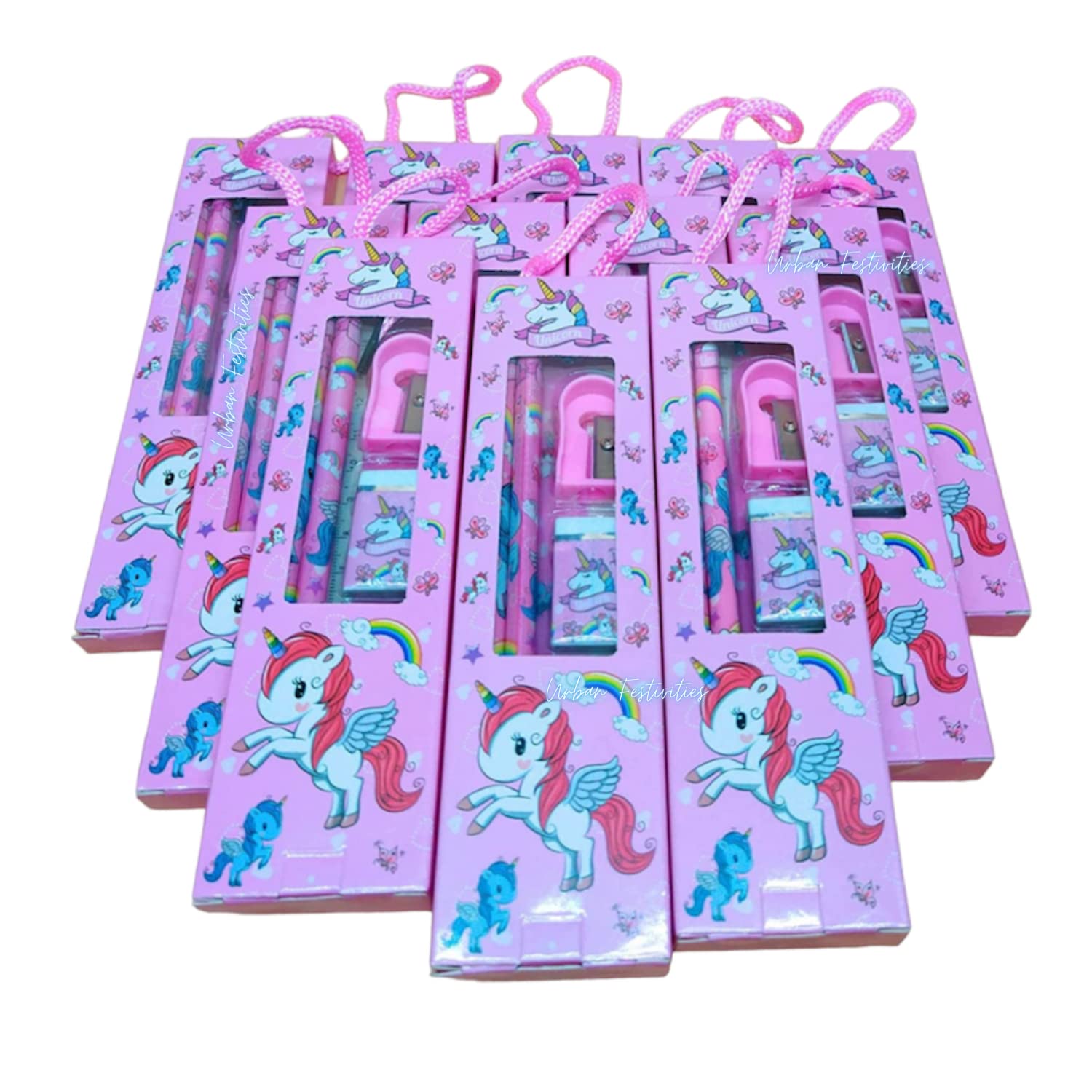 Urban Festivities Unicorn Stationery Gift Pack for Kids Girls for Birthday Return Gift (Pack of 12) (Pink) (B0BRY4PXG1) Amazon Price History, Amazon Price Tracker