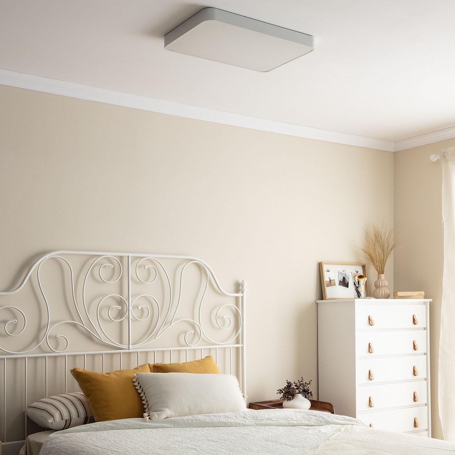 LEDKIA Plafoniera LED 40W Rettangolare Metallo 600x400 mm CCT Selezionabile