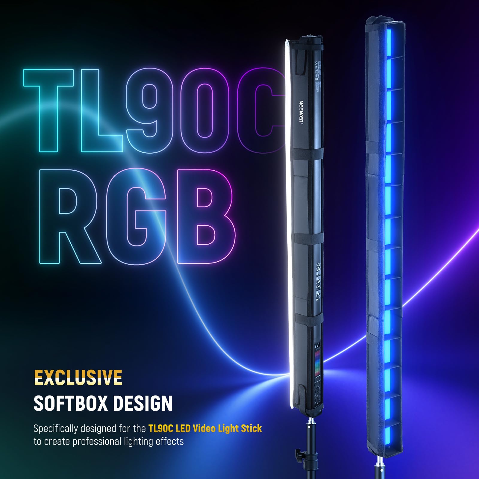 Amazon.com : NEEWER LED Light Diffuser Kit for TL90C RGB LED Light