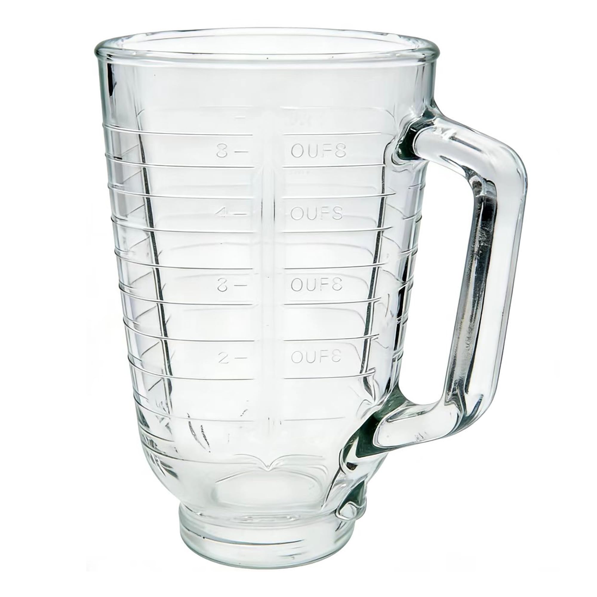 Blender szklany słoik z 5 filiżankami, kompatybilny z modelami blendera Oster 4108, 4109, 4106, 4110, 4111, 4117 serii Classic i blenderem serii Osterizer (szkło, słoik na 5 filiżanek)