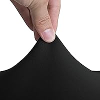 Vista 4 de Yaxa Basics - Juego de 4 fundas para sillas de comedor o cocina, Parson/Dining, fundas elásticas y lavables, protectores removibles para sillas