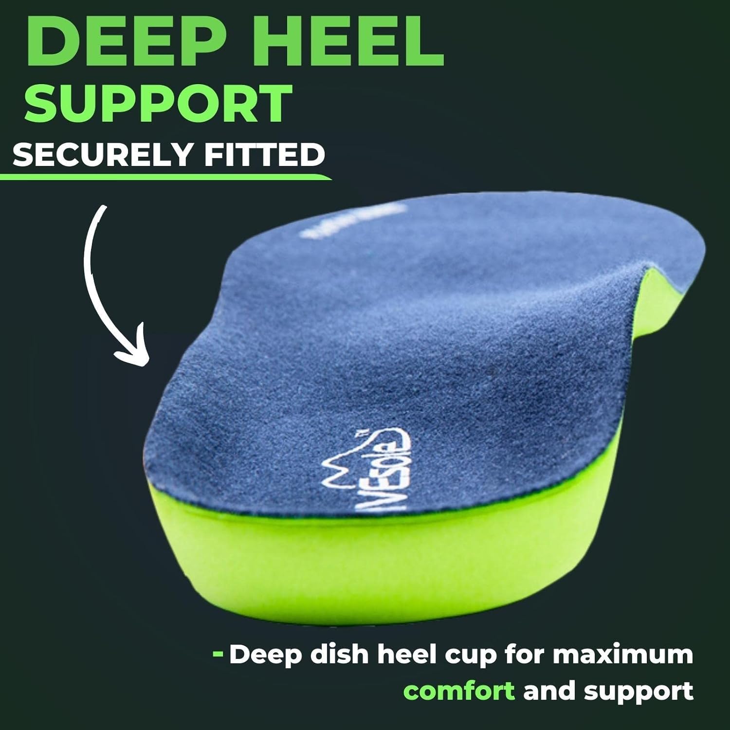 ViveSole Plantar Fasciitis Inserts for Men & Women - Shoe Insoles for Arch Support, Flat Feet, Pain Relief - Firm Foam OrthoticSoles for Work, Running - Fit Boots and Sneakers - Image 7