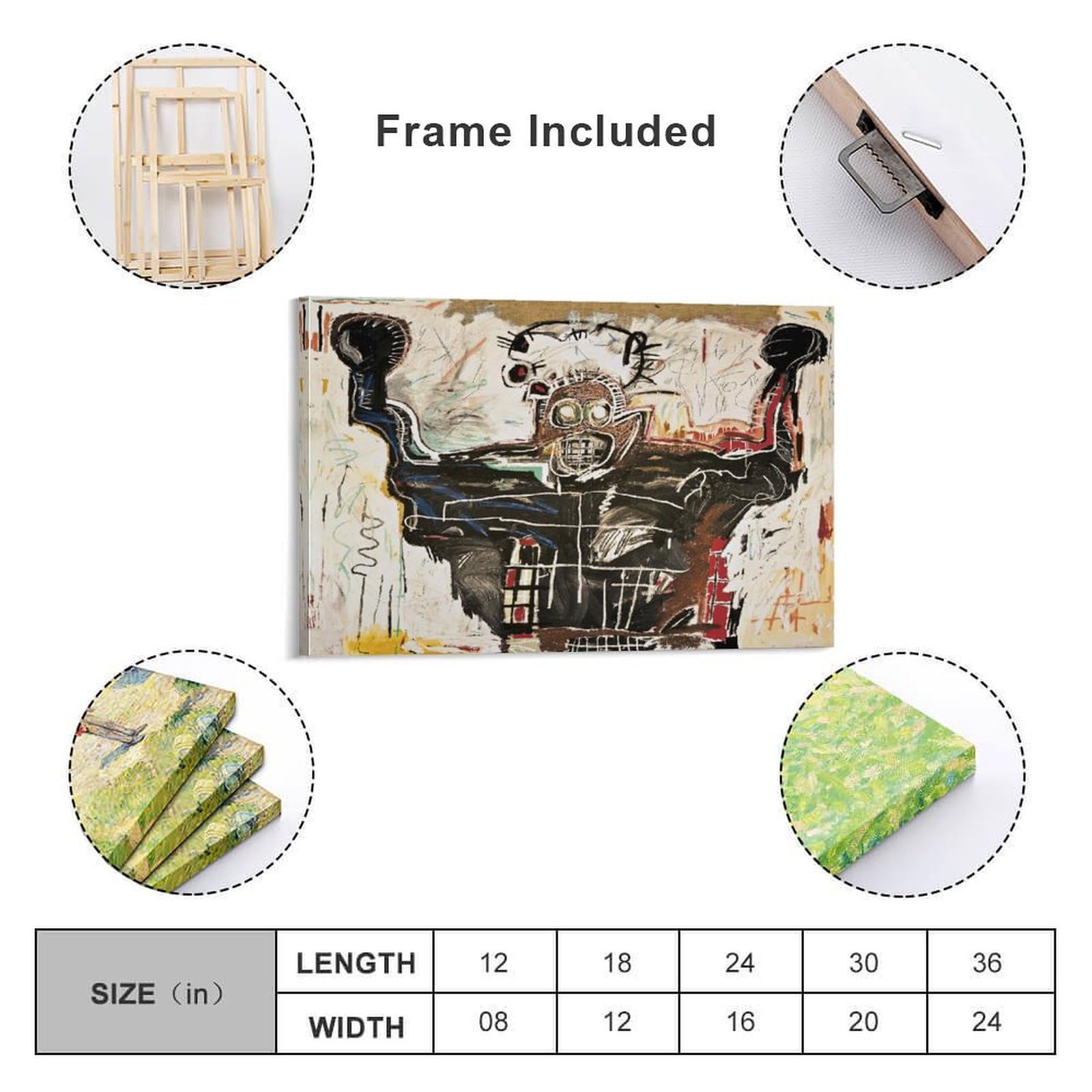 Amazon.co.jp: ジャン＝ミシェル・バスキア Basquiat Untitled