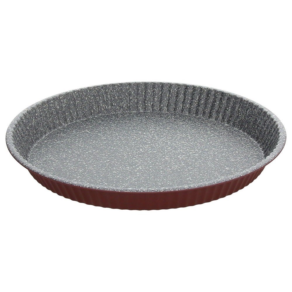 TOGNANAPorcellane w444426ggbo Oven Round Carbon Steel Cake Baking Tray, Oven, Round, Grey, Red, Carbon Steel, Enamel