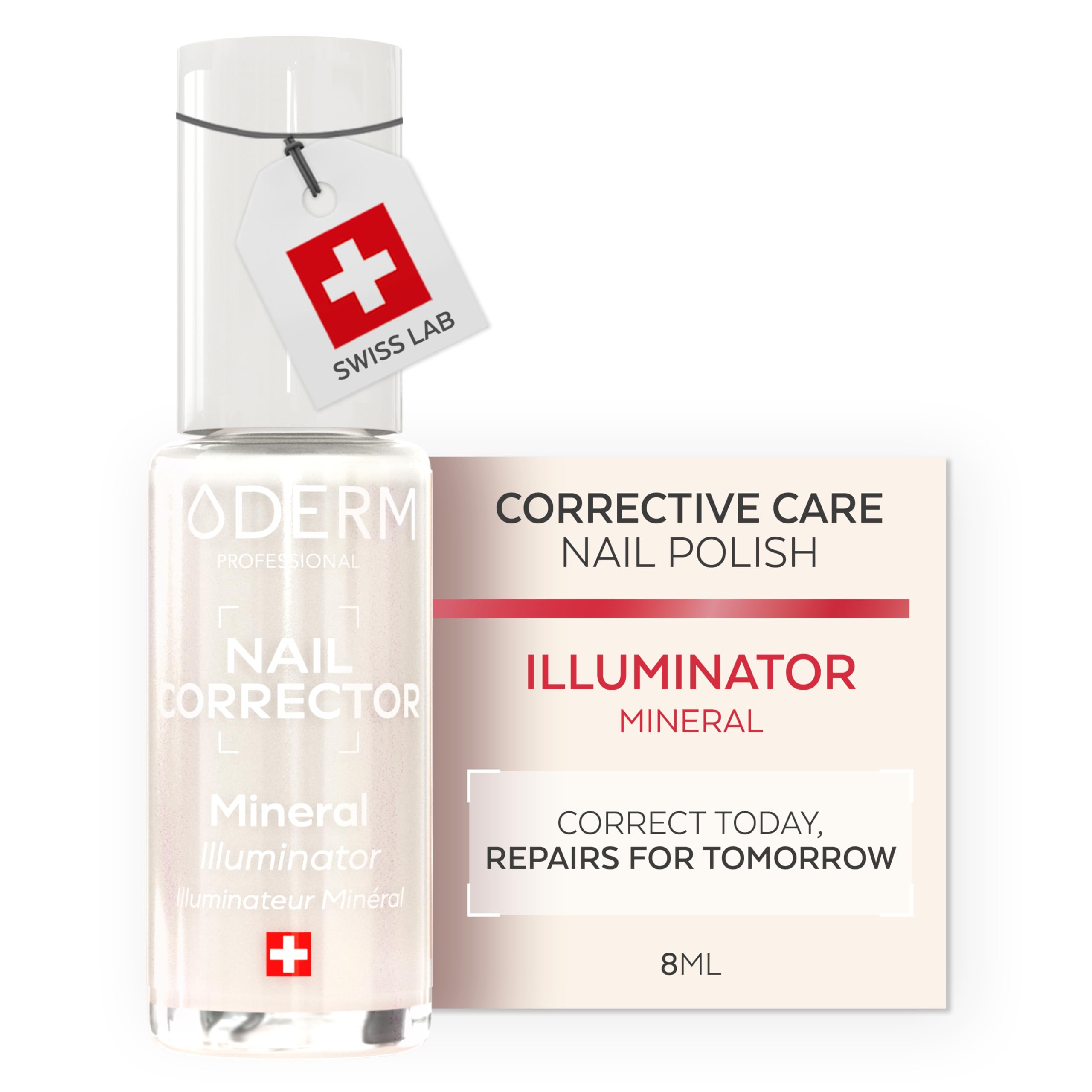PODERM Nail Care Polish Corrector & Perfector - Mineral Illuminator - 8 ML