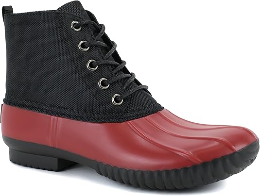 red duck boots