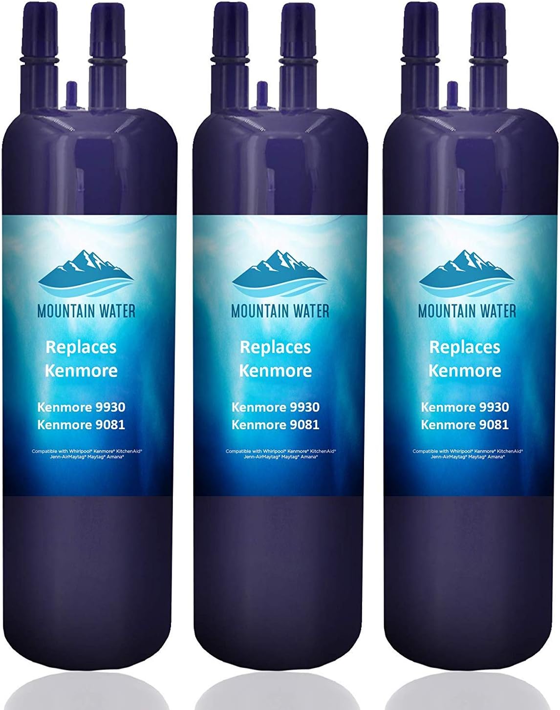 Kenmore 9930 Water Filter 9081 Replacement 46-9081, 46-9930, 9081, 9930 (3 Packs)