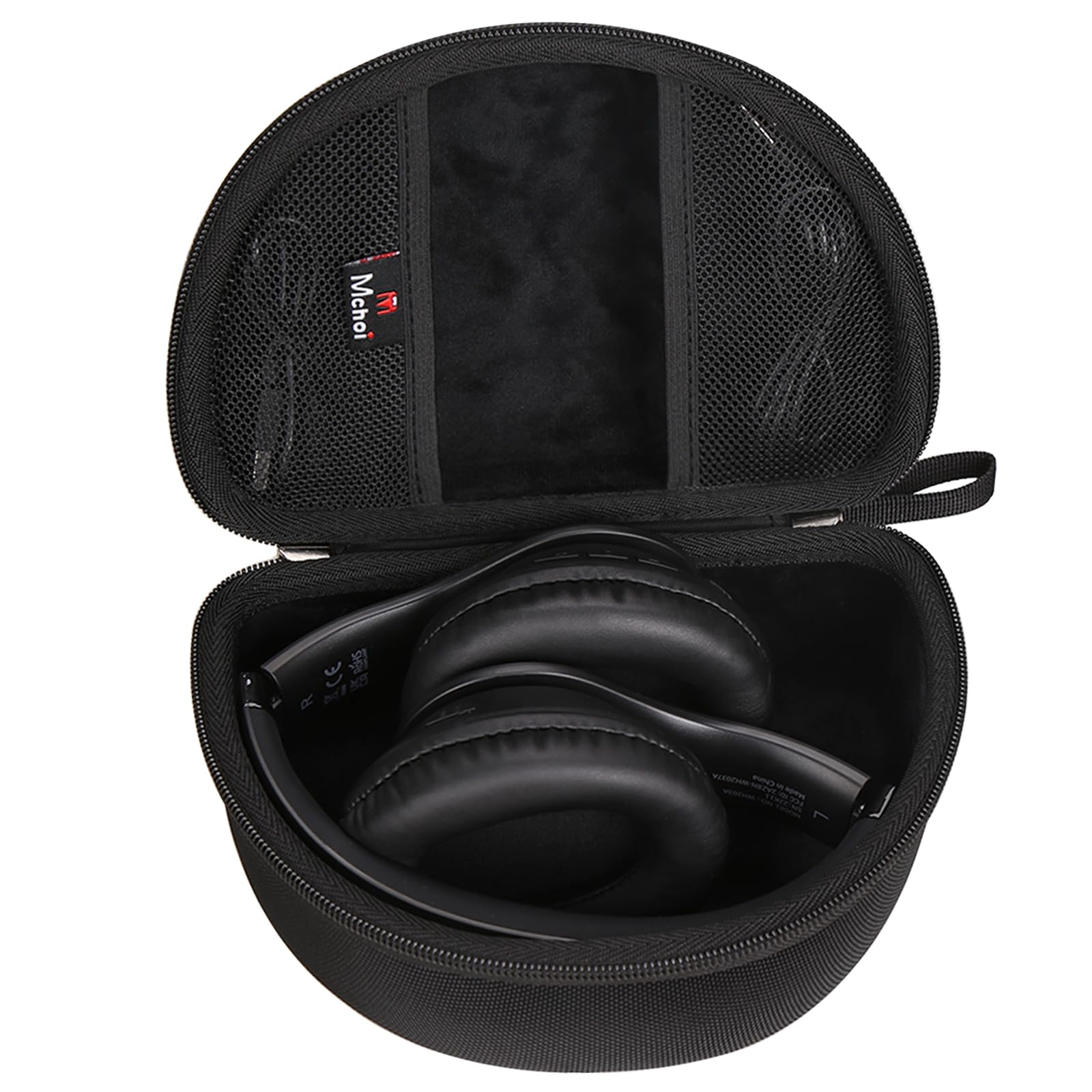 Mchoi Headphone Carrying Case Suitable for Uliptz Wireless Bluetooth Headphones (Black)