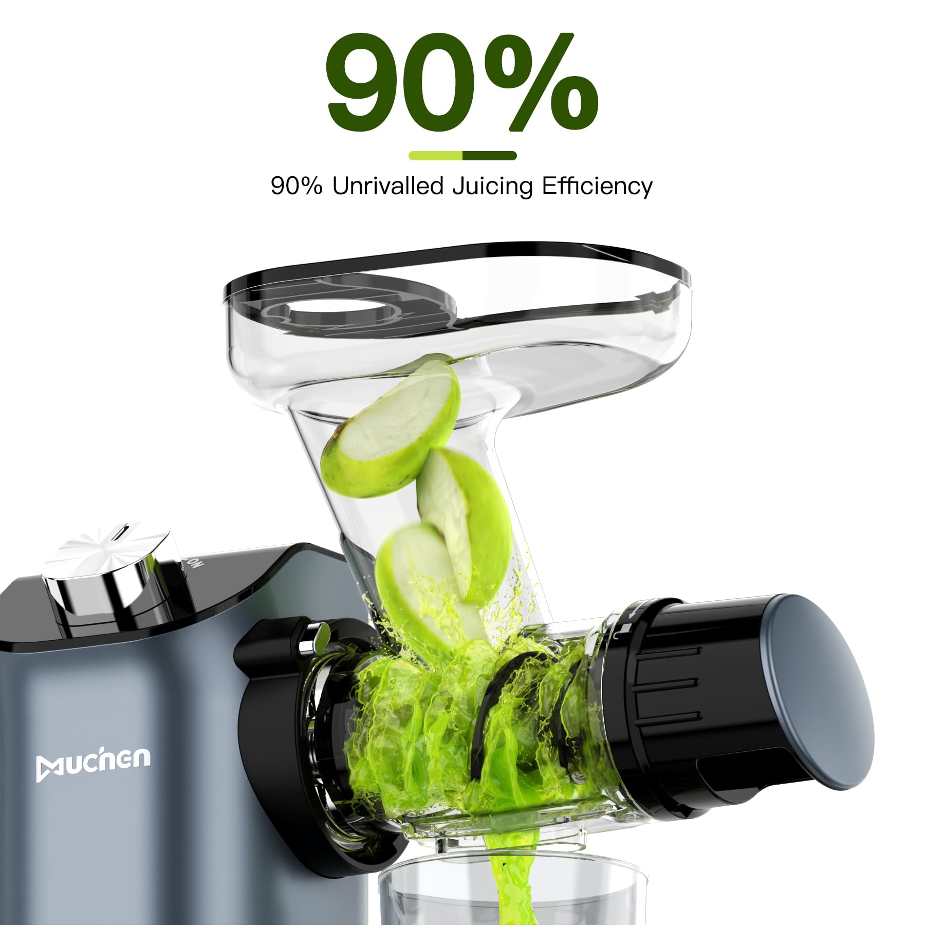 Slowjuicer Greenstar Pro professionele twin-gear - Rauw Naakt en Gezond