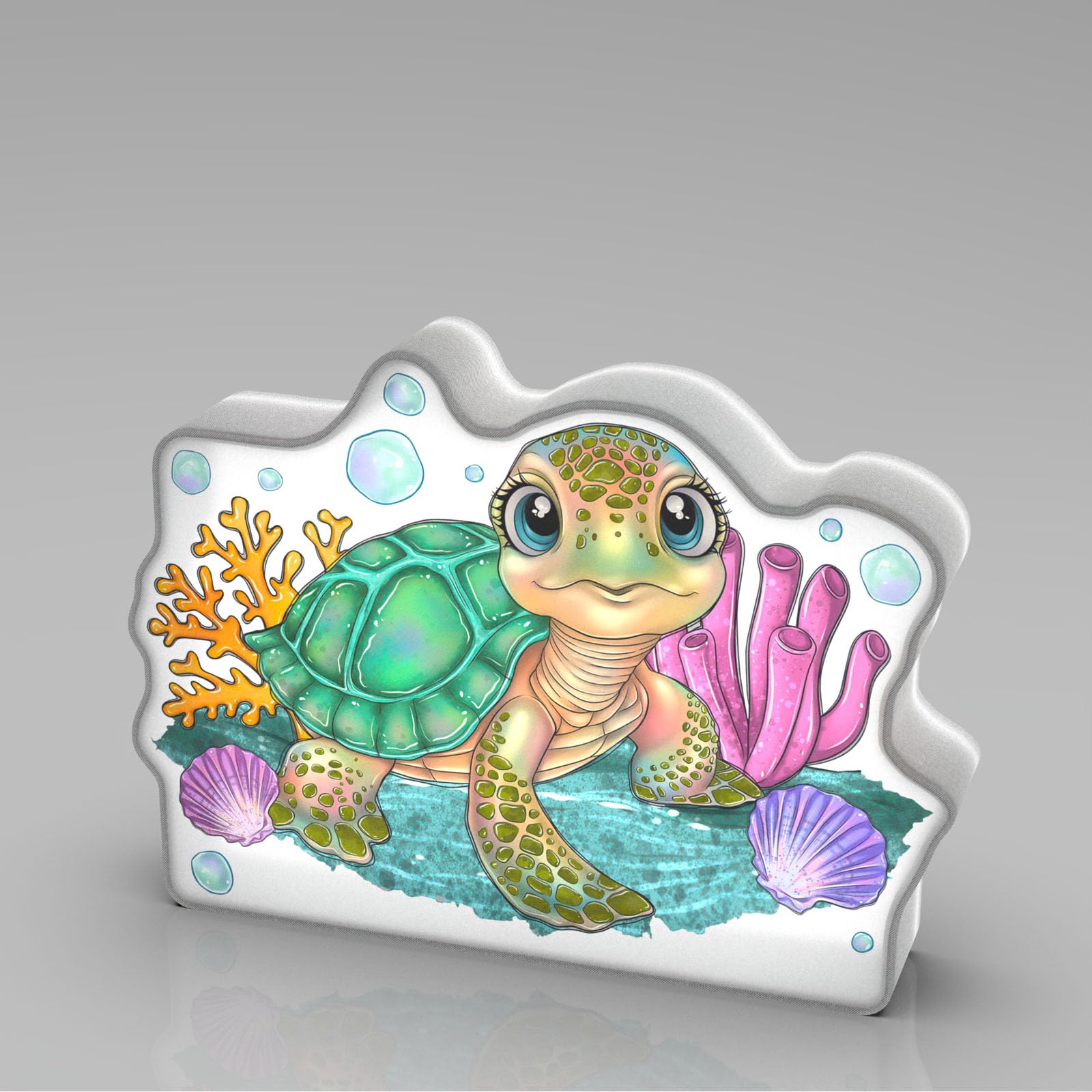 Panneau lumineux LED ocean pour chambre de fille et decoration de bureau