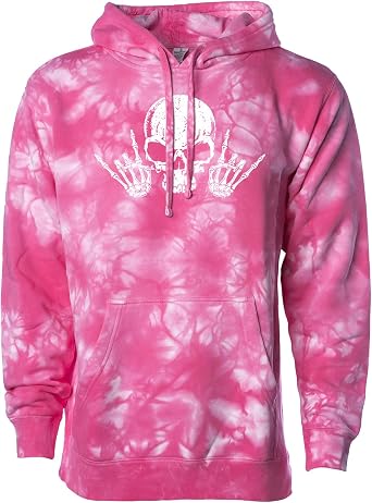 Rock n Roll Skull - Hard Classic Guitar Band Unisex Hoodie Sweatshirt