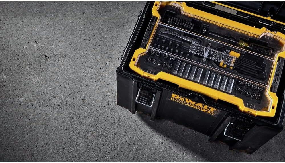 DEWALT 1/4 & 3/8DR 131PC MTS + TS TRAYS & LID (DWMT45402)
