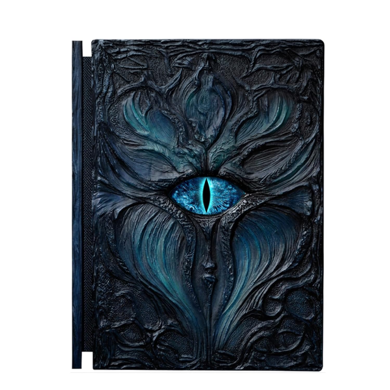 Diario en relieve de ojo de dragón en 3D, cuaderno de grabado de resina, bloc de notas de viaje de tapa dura para campañas de DND, escritura, cuaderno de bocetos, colección, regalo, decoración