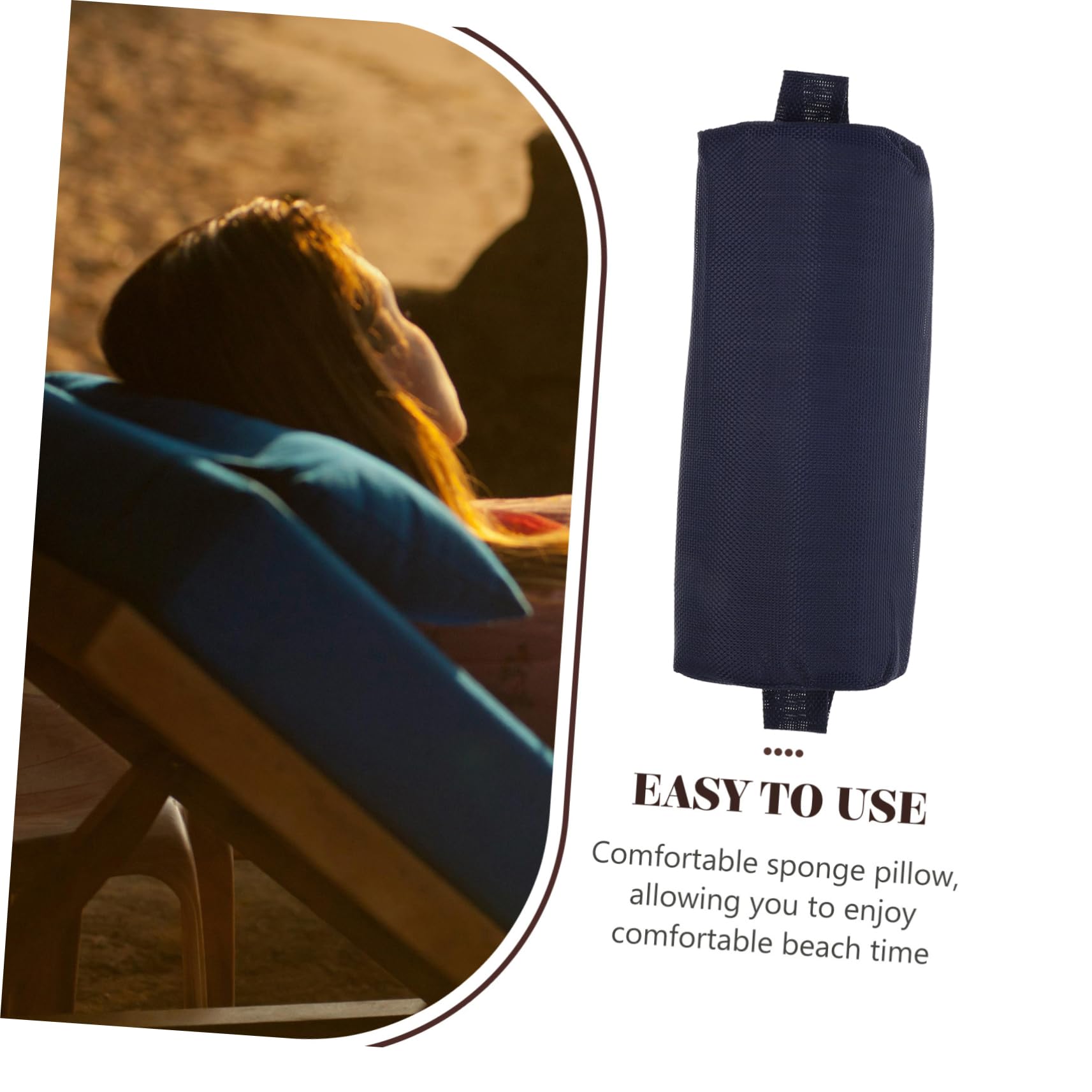 3pezzi Cuscino Ergonomico Per Poggiatesta Di Sedia Accessorio Per Sedia Da Spiaggia Design Rimovibile e Facile Da Pulire Supporto Per Collo e Testa Per Ufficio e Relax All Aperto