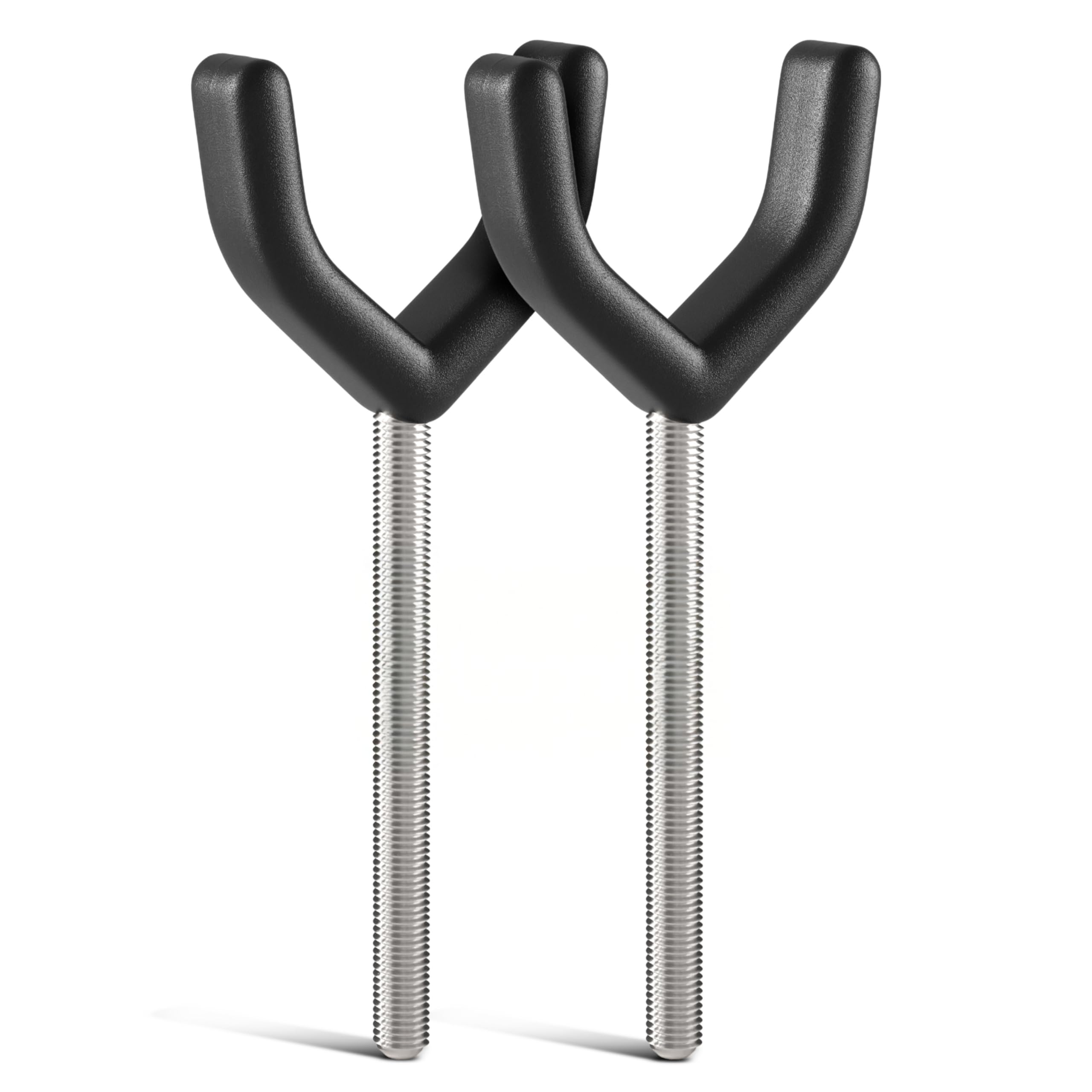 Y-Adapter 2er Set für Türschutzgitter & Treppenschutzgitter I Universal für Geländer bis 40 mm, Anti-Rutsch, kompatibel mit M8 & M10 Gewinde | Schnelle Montage ohne Bohren am Kinderschutzgitter