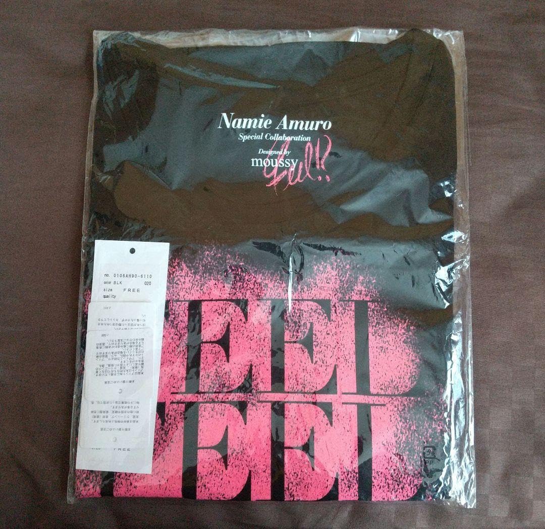 安室奈美恵 FEEL tour moussy コラボニット帽 シール付き 安室奈美恵 FEELツアー moussyコラボ ニット帽