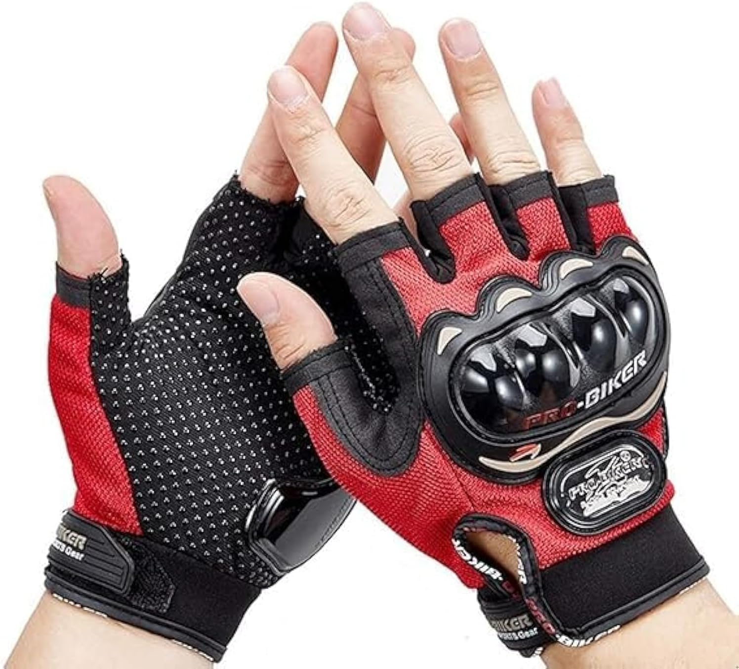 Autokraft Pro Ride Motorcycle Gloves – All-Weather Grip, Reinforced Knuckles, Impact-Resistant Palm, Adjustable Wrist Strap, Durable Build, Breathable Design, Perfect for Long-Distance Rides