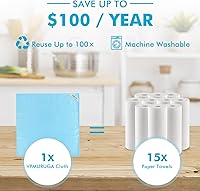 Vista 6 de Paños de limpieza Milagrosos Sin Rayas, Fáciles de Limpiar, Nanoescala, Microfibra de Escamas de Pescado, para Ventanas, Espejos, Vidrio, Coche