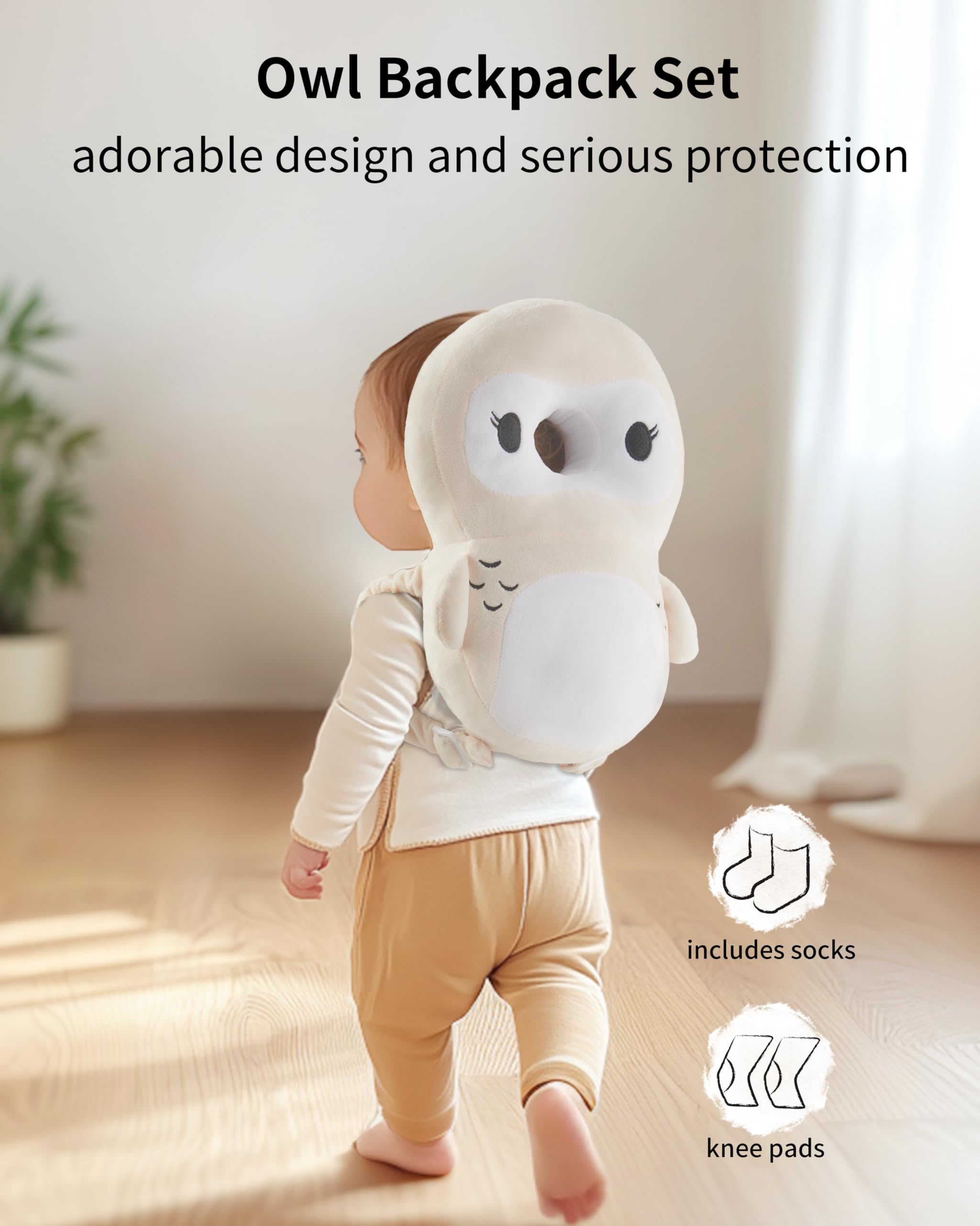 Fortella Baby Head Protector Backpack, Adjustable Strap - Image 2
