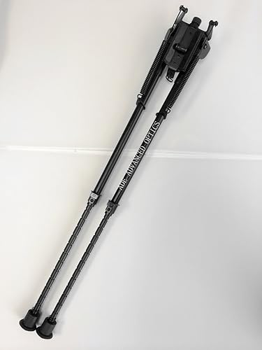 Bípode de rifle de pivote táctico giratorio giratorio de 13-23" sin nivel