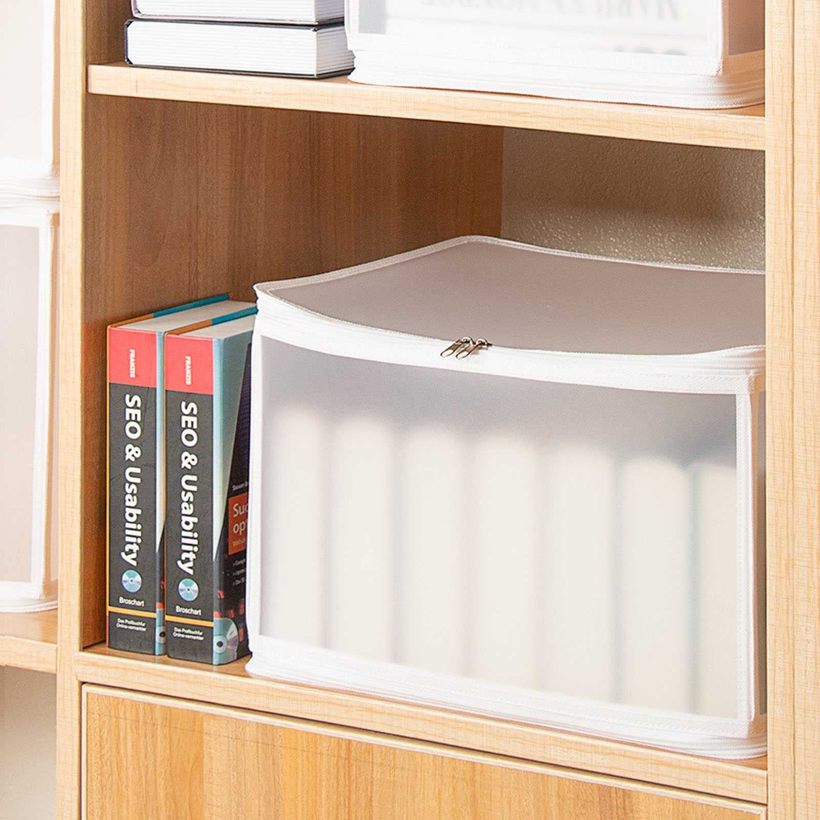 Organisateur de tiroirs sous-vêtements 3 pièces, séparateur de vêtements Pliable, Ensemble de boîtes de Rangement, adaptés aux Pulls, Chemises, Jeans Stockage