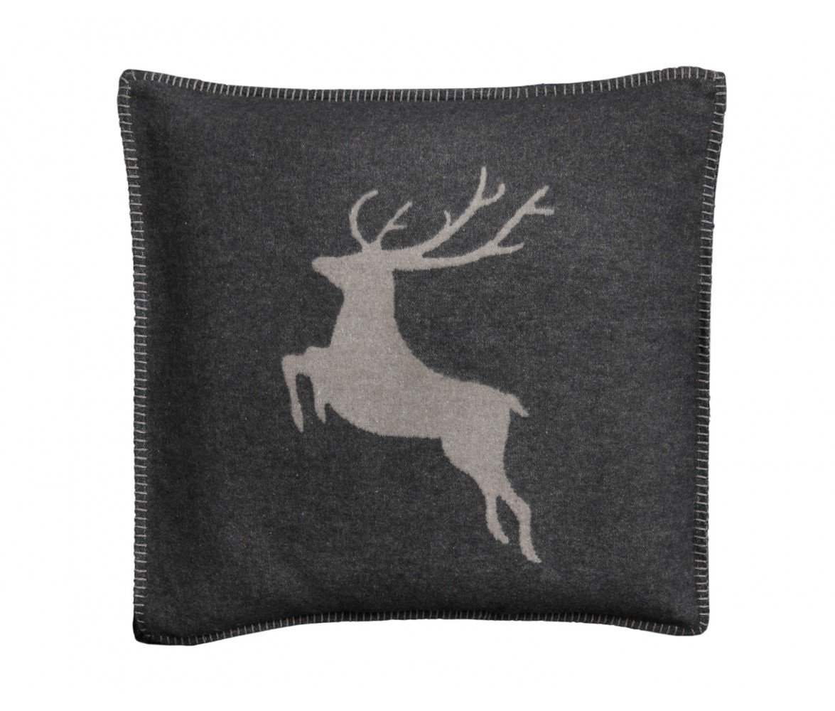 David Fussenegger 87099855 Sylt Housse de Coussin Motif cerf 50 x 50 cm