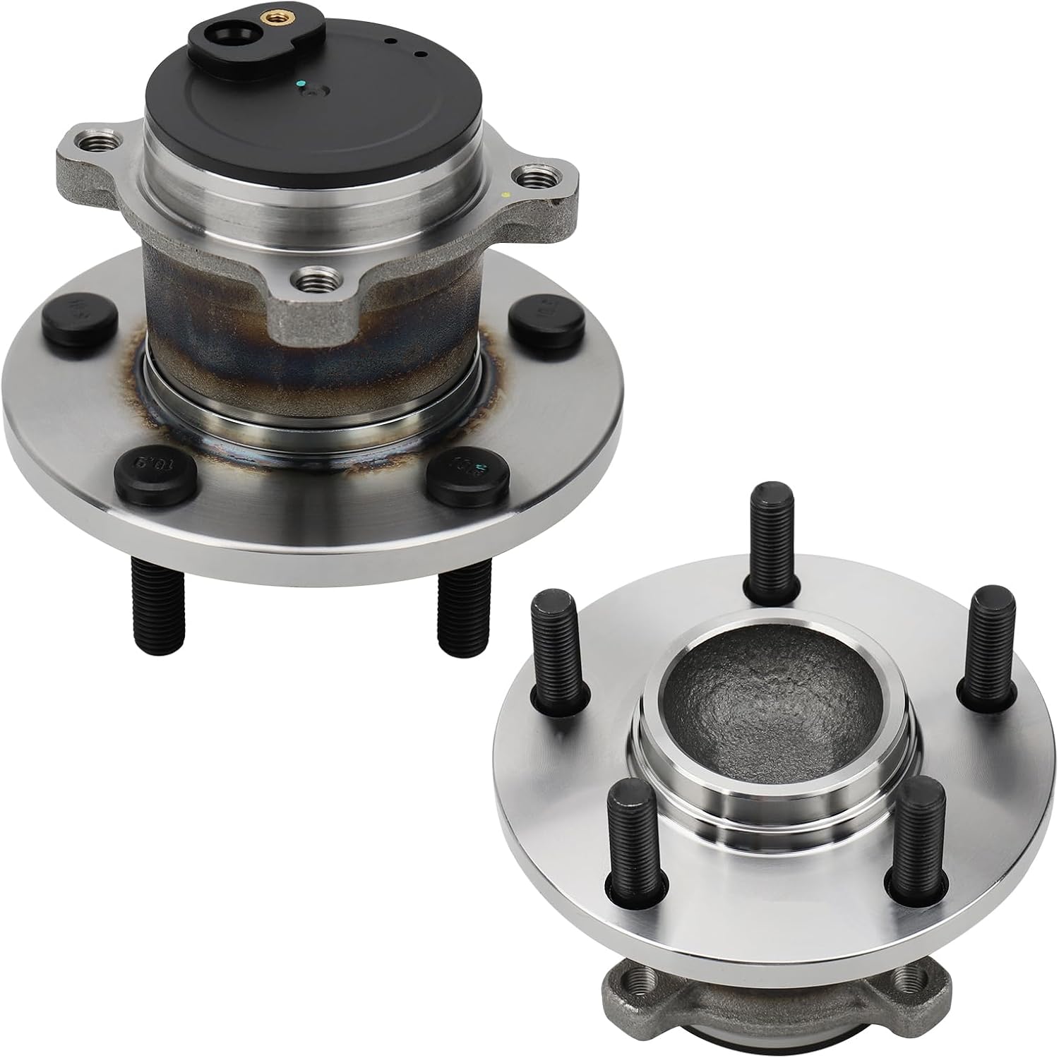 (Pair) DRIVESTAR 512347 Rear Wheel Hub & Bearing Assembly Driver/Passenger Side w/ABS 04-08 for Mazda 3, 09-13 for Mazda 3, 09-13 for Mazda 3 Sport, 06-10 for Mazda 5, 12-17 for Mazda 5