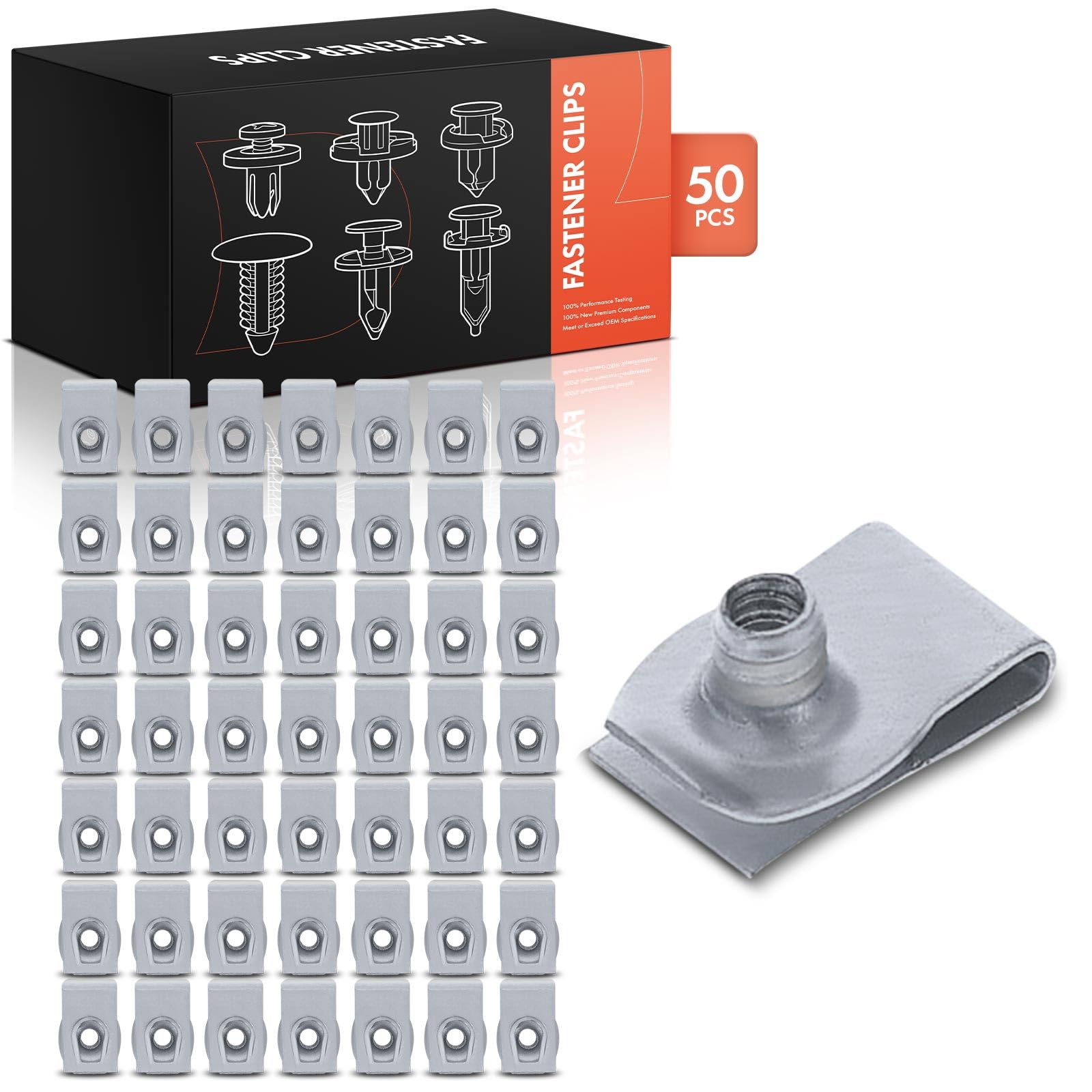 Photo 1 of A-Premium 50PCS High Mount Lamp Nut Clips