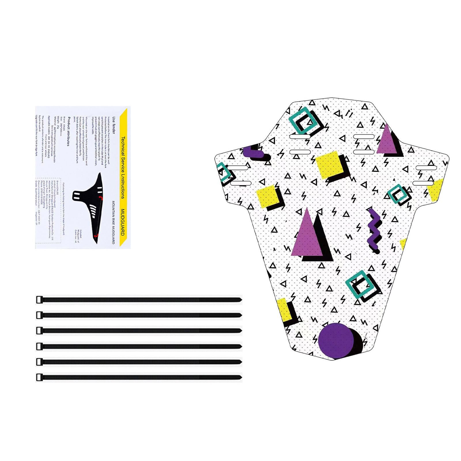 Xjdzineq Regulable Bicycles Mudguards Set Quickly Release Front Rear Mud Guards with Multiple Bike Type Commuters Outdoor Cycling Versatiles