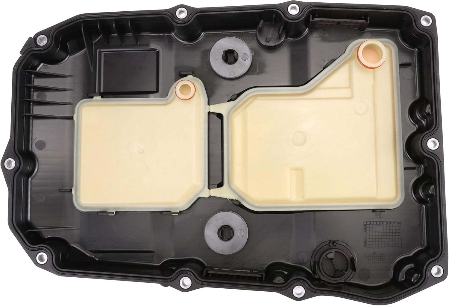 URO Parts 7252703707 Transmission Oil Pan/Filter Kit, Includes transmission oil pan, filter, pan gasket, and drain plug
