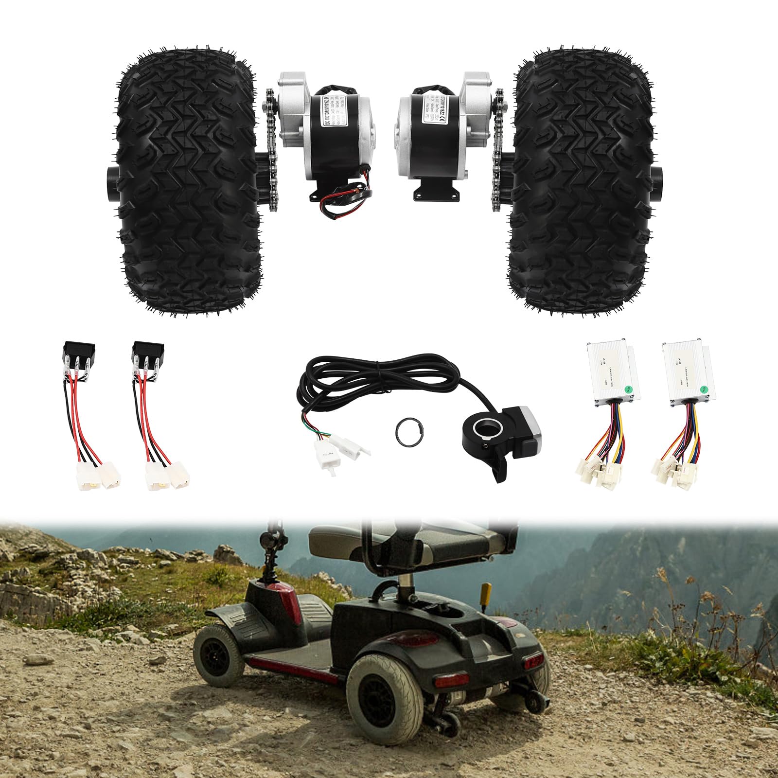 Dual Drive Electric Cart Conversion Kit Easy Carry India - View #2