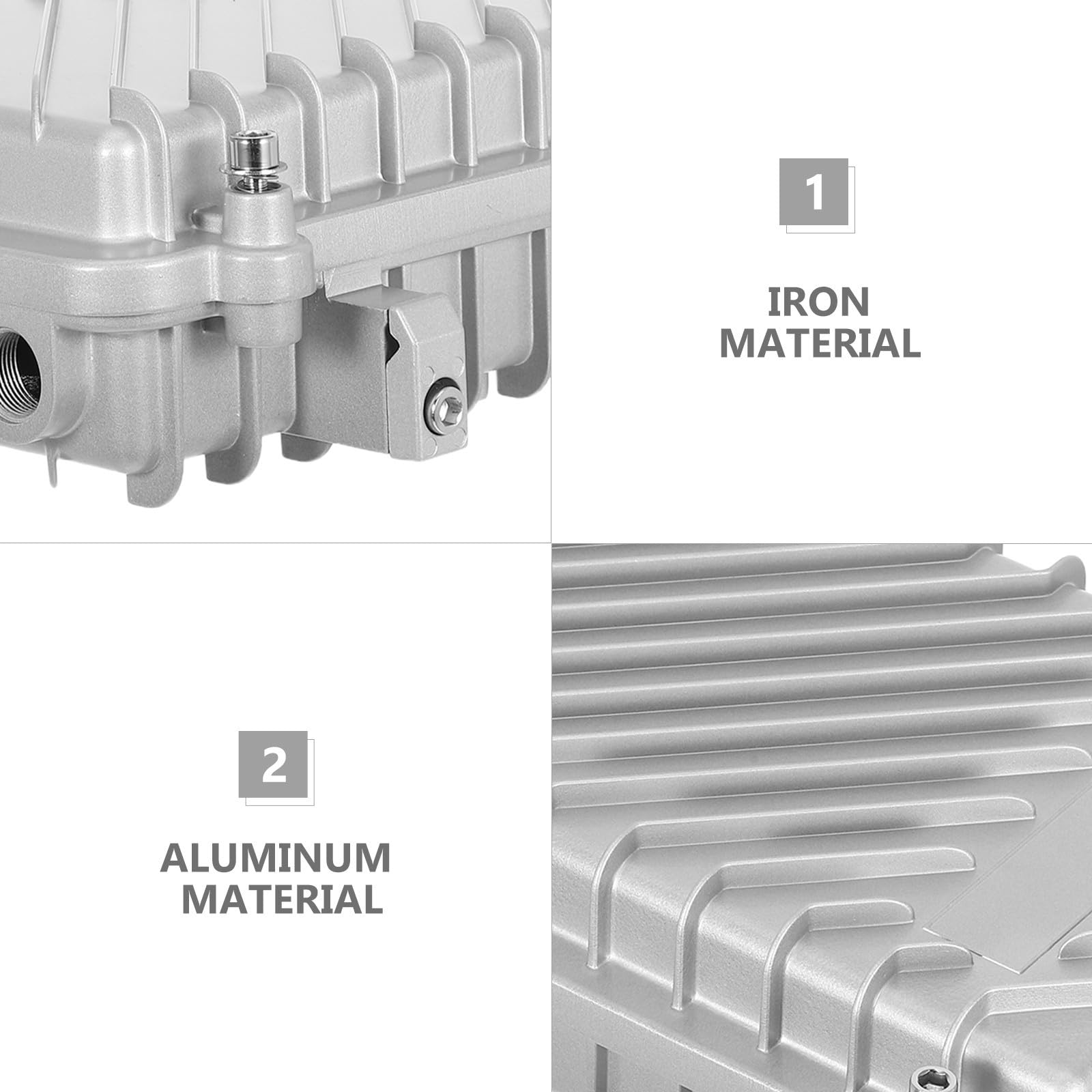 SEWACC Caja Resistente Intemperie para Exteriores Eléctrica de Aluminio Protección y Transmisión para Empalmes en Redes Industriales