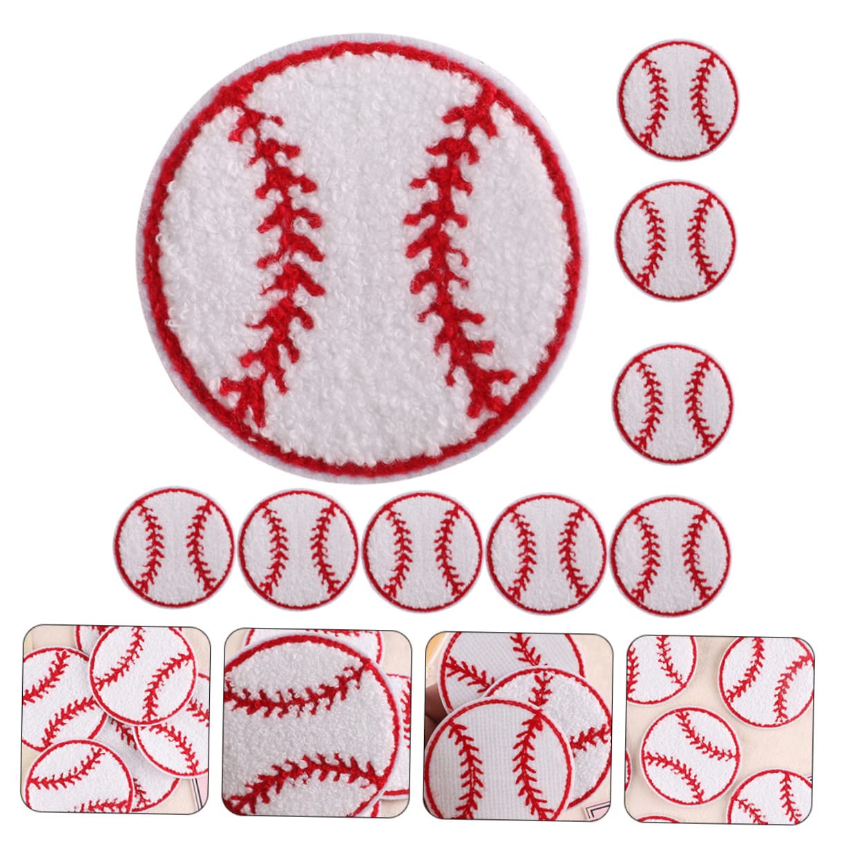 TEHAUX 40pezzi Toppe Decorative Termoadesive Per Abbigliamento Patches Resistente Per Cappelli Zaini e Per Decorazioni e Riparazioni Di Tessuti