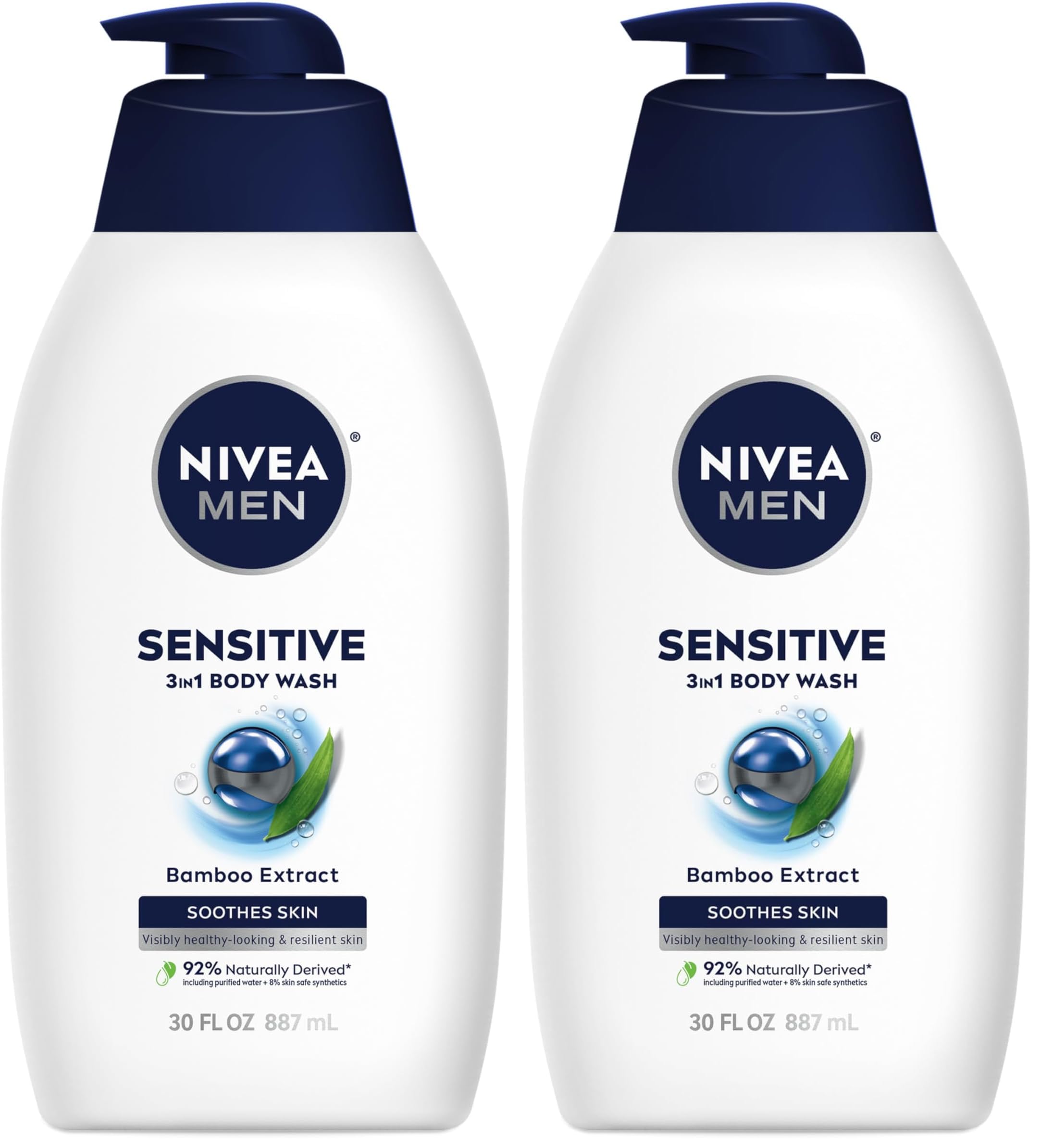 Amazon.com : Nivea Men Sensitive Body Wash with Bamboo Extract