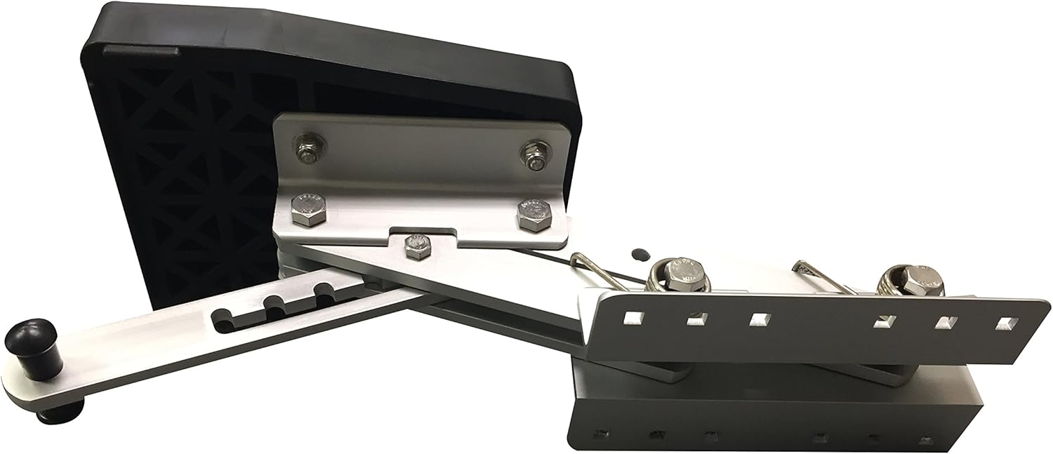 Pactrade Marine Auxiliary Heavy Duty Aluminum Motor Bracket 7.5-20HP Outboard 2-Stroke Boat