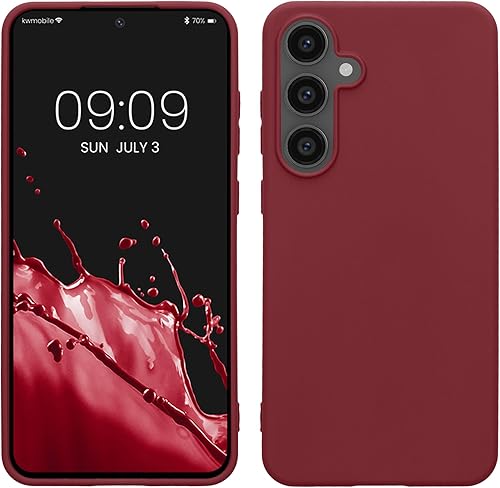 Miniatura 10 de kwmobile Funda compatible con Samsung Galaxy S23 - Funda protectora de silicona TPU suave y delgada, color verde azulado mate