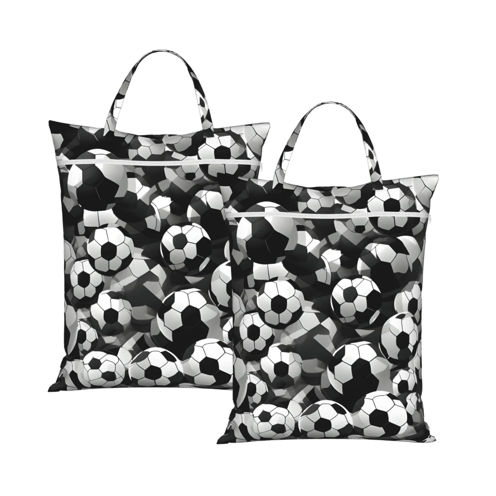 Sac à linge de voyage football pour séparer les vêtements sales sans odeur