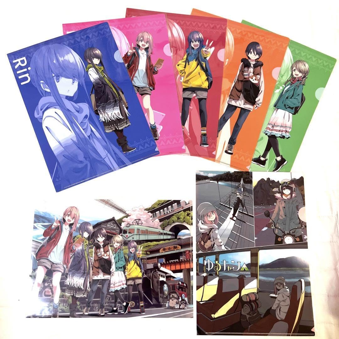 ゆるキャン△クリアファイル　大井川鐵道コラボ全種 Amazon.co.jp: ゆるキャン△大井川鐵道 a4クリアファイル 全10種セット
