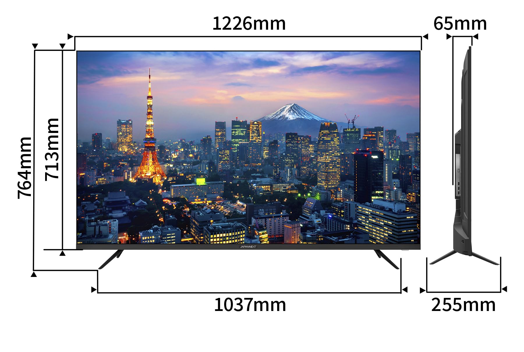 Amazon.co.jp: 【5年保証モデル】JAPANNEXT 55インチ VAパネル搭載 4K