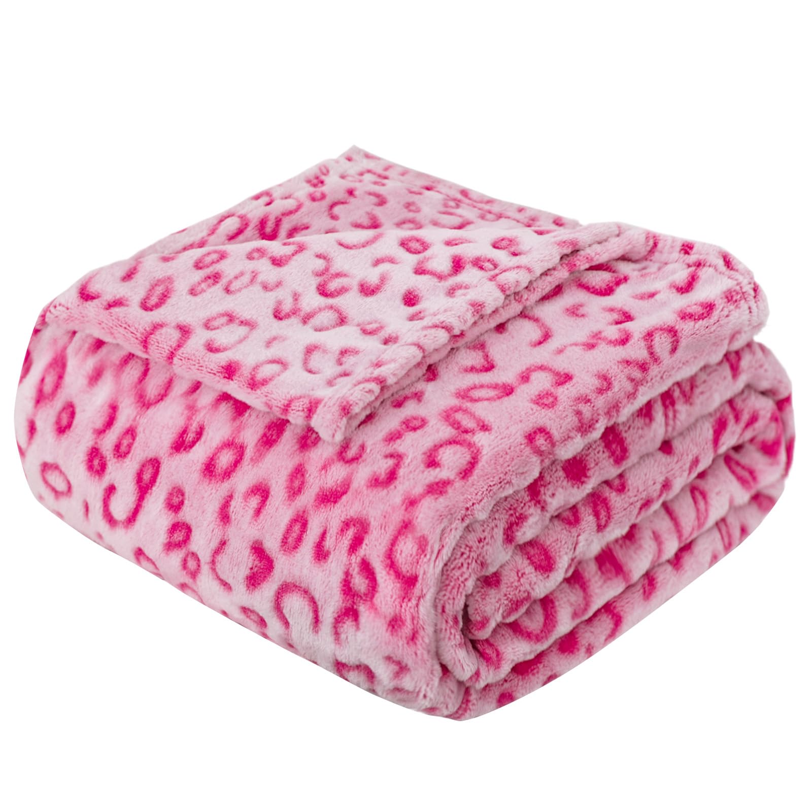 Vessia Leoparden-Fleecedecke – Kuschelweiche Überwurfdecke Für Couch & Bett (127x152 Cm)